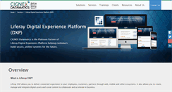 Desktop Screenshot of liferay.cignex.com