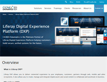 Tablet Screenshot of liferay.cignex.com