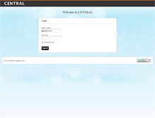 Tablet Screenshot of central.cignex.com